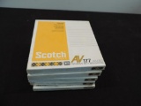 Five new Scotch AV177 reel to reel tapes.