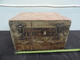 Antique Hercules dynamite box.