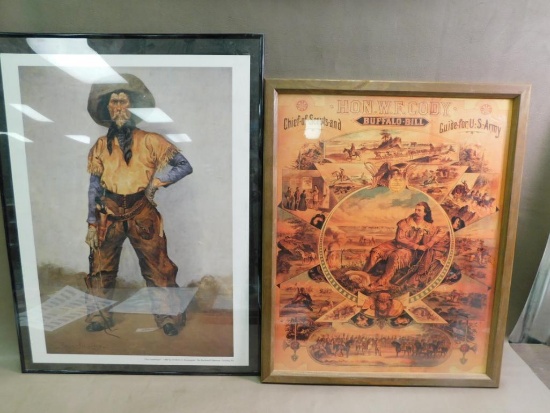 Remington and Buffalo Bill Wild West show prints