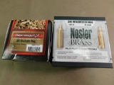 Nosler and Norma 300 Winchester magnum brass