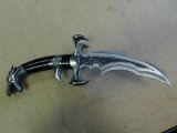 Decorative Dragon Head Fixed Blade Knife
