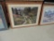 Five large frame prints from various artists.