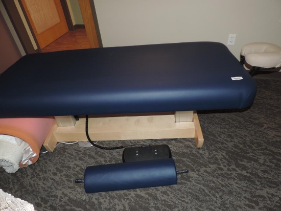 Blue Oak works perfomalift massage table.