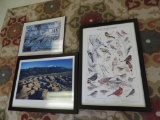 Birds of the garden- Monet & Jim Wark print.