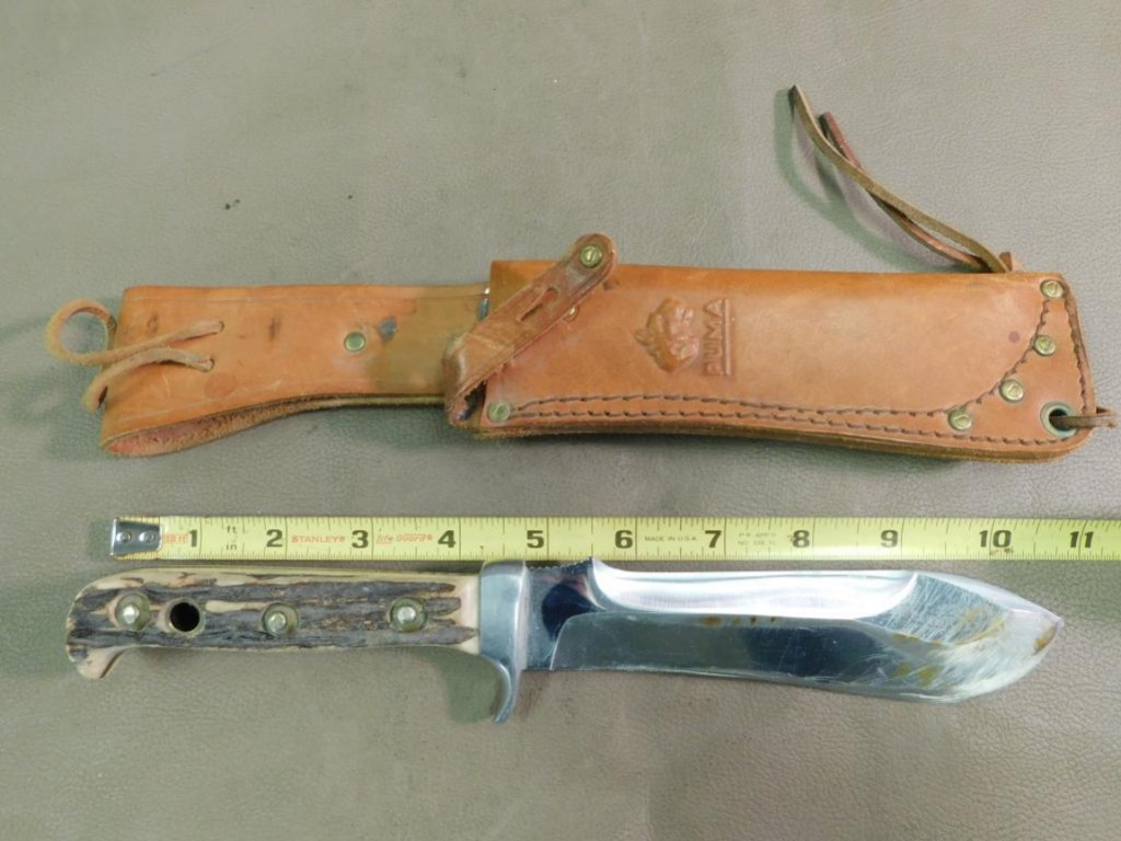Puma 6377 White Hunter knife Guns & Military Artifacts Knives, Blades & Tools | Online Auctions | Proxibid