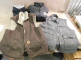 Outdoor vests and jackets