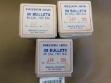Freedom Arms 45 cal bullets for reloading