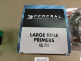 Federal Large rifle primers for reloading NO SHIPPING