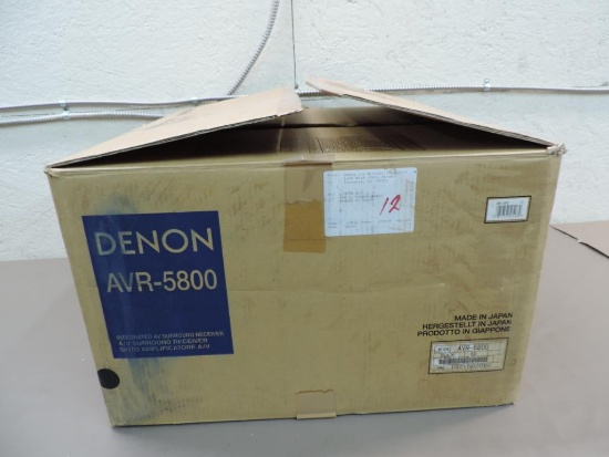 New open box Denon AVR-5800.