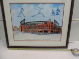 1995 signed Ed Dyson Coors Field opening day print.