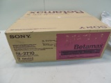 Sony Betamax SL-2710 video cassette recorder.