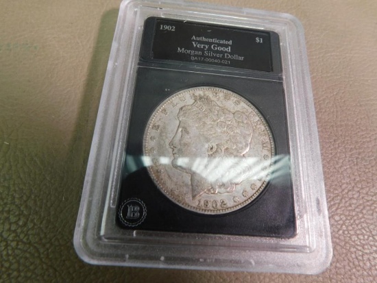 1902 Morgan "Philadelphia" silver dollar coin