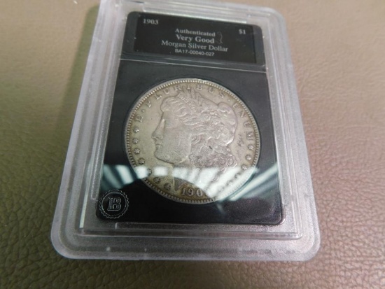 1903 Morgan "Philadelphia" silver dollar coin