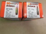 Hornady 30 cal A-Max bullets for reloading