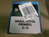 Federal No 100 Small pistol primers for reloading NO SHIPPING