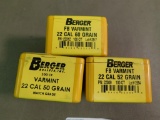Berger 22 cal bullets for reloading