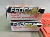 30-30 Winchester ammunition and brass