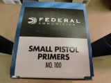 Federal Small pistol primers for reloading