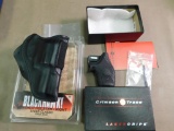 Crimson trace laser sight and Blackhawk holster for S&W J frame revolvers