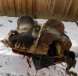 Old Leather Saddles