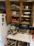 Contents of Kitchen Cupboard and Drawers
