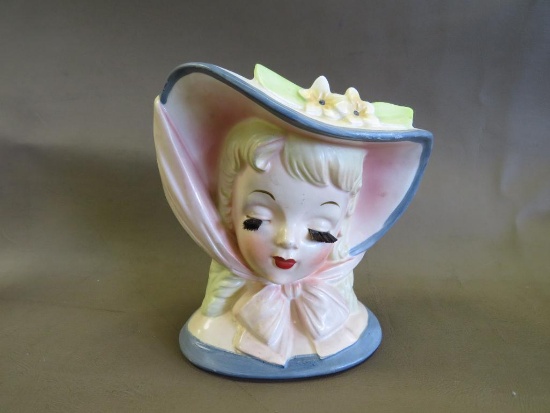 1959 Napco Lady Head Vase