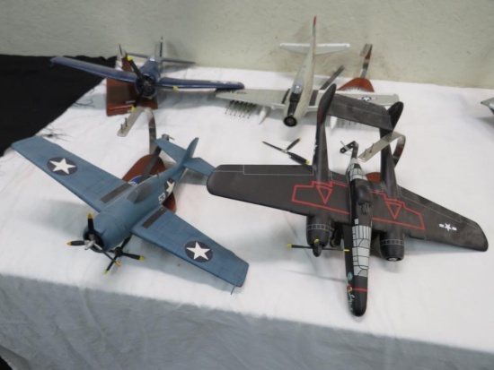 WWII Fighter Model Planes