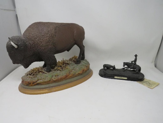 Frank Dougherty Artist Signed American Buffalo