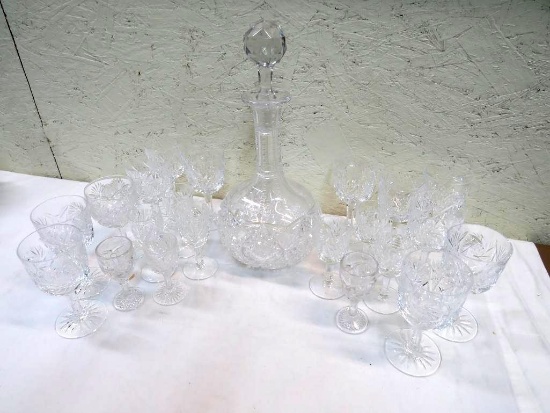 Crystal Decanter and Service