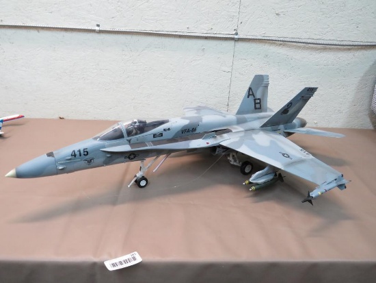 Oversize F-18 Hornet Model Plane