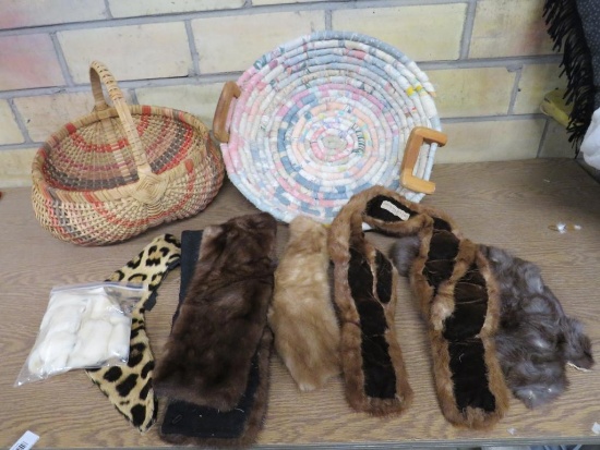 Art Baskets and Animal Furs