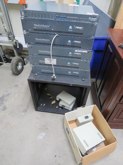 Media Matrix Gear with Rack Mount Audio Case