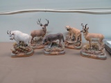 1980's Frank Dougherty Artist Signed Animal Figures
