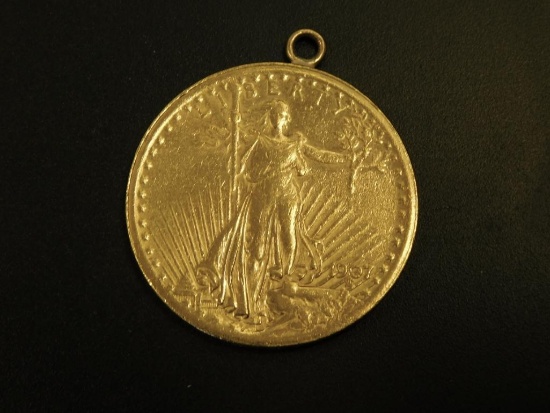 1907 Walking Liberty 20 dollar Gold Coin