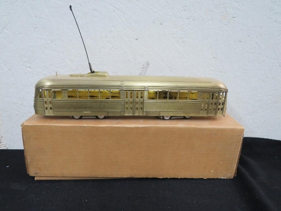 Woo Sung Brass Trolley Streetcar Model