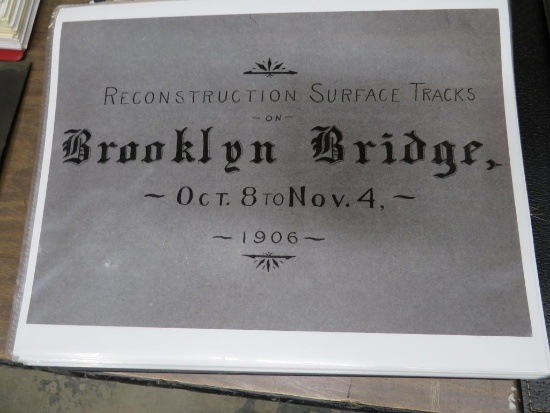 Brooklyn Surface and Track Reconstruction Photos