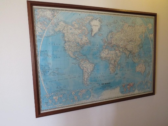 1981 Framed Map