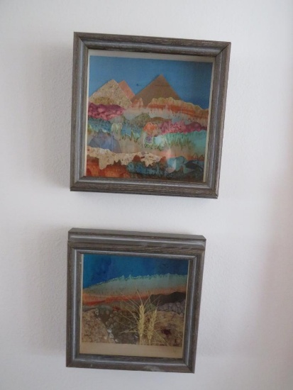 Phillippa K. Lack Framed Fiber Art