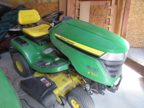 John Deere X350 Riding Lawn Mower