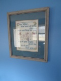 1937 Framed Needlepoint