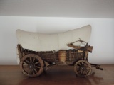 Wooden Covered Wagon Decor