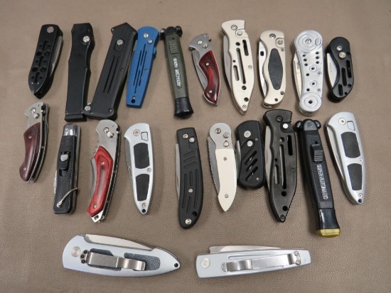 Sheath And Folding Knife Assortment
