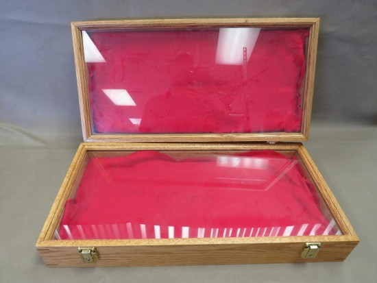 Oak Display Cases