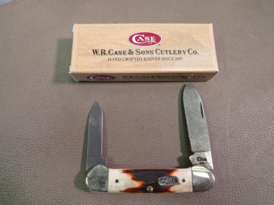 Case Red Stag Damascus R52131D Knife