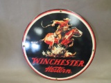 Winchester Western Porcelain Sign