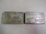 Colt And Winchester Belt Buckles