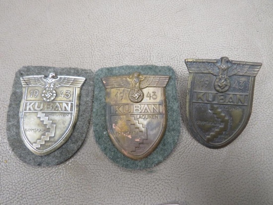German Kuban Campaign Shields