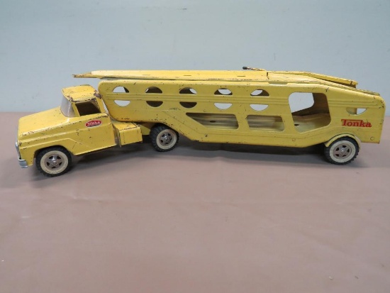 1960's Tonka Truck Car Hauler
