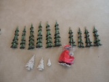 Ten Fitz & Floyd Christmas Trees