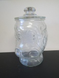 Libbey Hippopotamus Jar